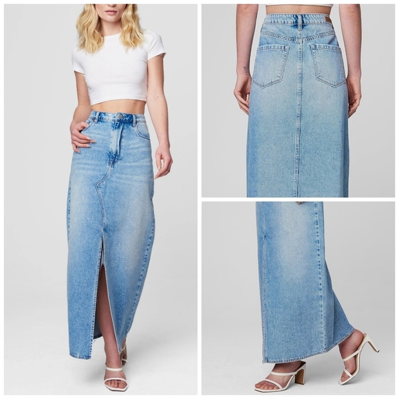 💎NWT Blank NYC Front Slit Maxi Skirt - Picture 14 of 14